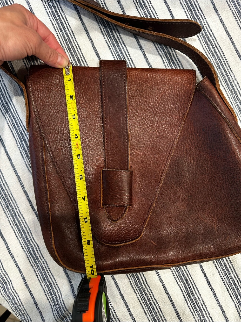 Source Unknown Brown Leather Crossbody Bag - Picture 4 of 8